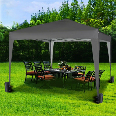 Mcc Direct Gazebo 3X3 Pop Up Grey from B&Q