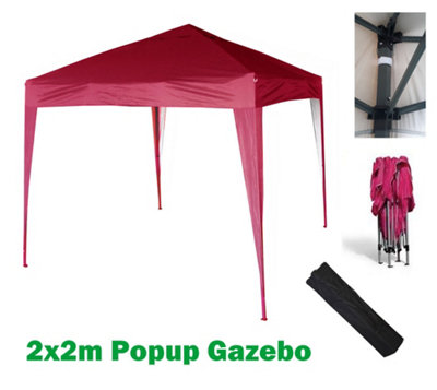 Mcc Direct 2X2 Pop Up Red Gazebo from B&Q