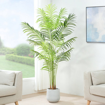 MCC Direct Artificial Plant Palm Tree Indoor House Plant 160Cm from B&Q