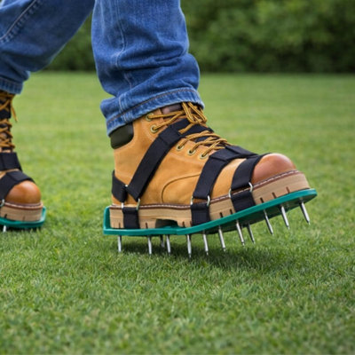 Lawn Aerator ShoesGarden Spike Shoes For Grass And Lawn Aeration from B&Q