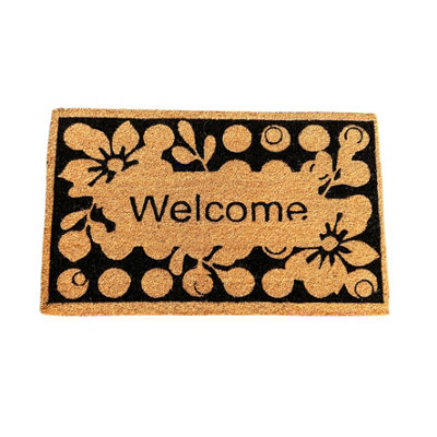 Coir Products Coir Doormat With The Design Of A Warm Welcome from B&Q