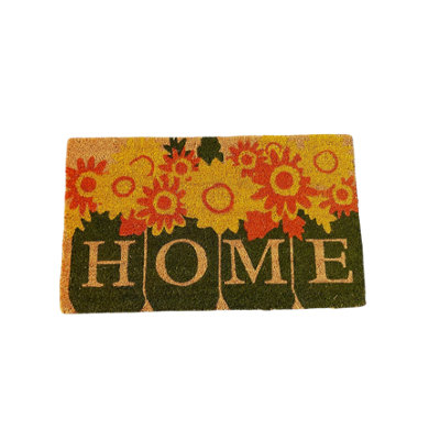 Coir Products Coir Doormat With The Design Text Of "home"