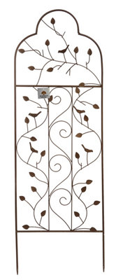Ruddings Wood Nature Garden Wall Trellis Plant Climbing Metal Supports 1200mm from B&Q