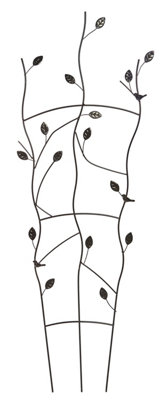 Ruddings Wood Ornate Garden Wall Metal Trellis Climbing Plant Support from B&Q