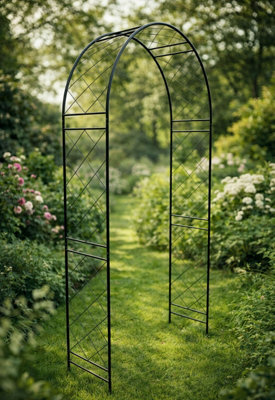 Ruddings Wood Handa Garden Arch Climbing Plant Arbour (H)240Cm (W)120Cm (D)36Cm from B&Q