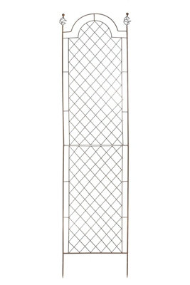 Ruddings Wood Scroll Garden Wall Trellis Climbing Plant Support Frame Extra Large (H)200Cm from B&Q