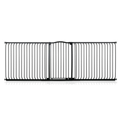 Safetots (Matt Black, 271Cm - 280Cm) Extra Tall Curved Top Gate - Image 4