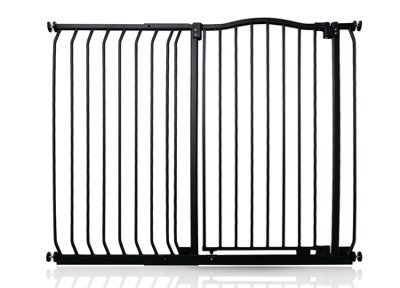 Bettacare Extra Tall Curved Top Dog Gate116Cm125CmMatt BlackExtra Tall 100Cm In HeightPressure Fit Pet Gate from B&Q