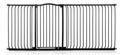 Bettacare Extra Tall Curved Top Dog Gate216Cm225CmMatt BlackExtra Tall 100Cm In HeightPressure Fit Pet Gate from B&Q