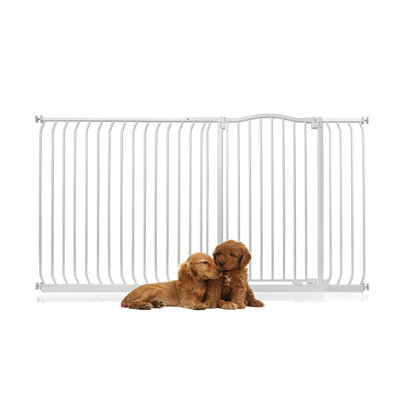 Bettacare Extra Tall Curved Top Dog Gate189Cm198CmMatt WhiteExtra Tall 100Cm In HeightPressure Fit Pet Gate from B&Q