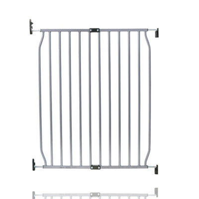 Safetots Grey Eco Screw Fit Baby Gate, - 80Cm, Stair Gate For Toddler And Baby, Screw Fit Safety Barrier 70Cm