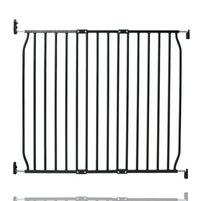 Safetots Eco Screw Fit Baby GateBlack90Cm100CmStair Gate For Toddler And BabyScrew Fit Safety Barrier from B&Q
