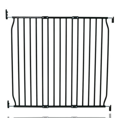 Safetots Eco Screw Fit Baby GateBlack100Cm110CmStair Gate For Toddler And BabyScrew Fit Safety Barrier from B&Q