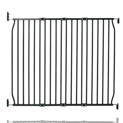 Safetots Eco Screw Fit Baby GateBlack110Cm120CmStair Gate For Toddler And BabyScrew Fit Safety Barrier from B&Q