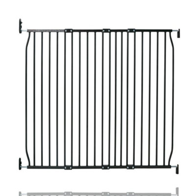 Safetots Eco Screw Fit Baby GateBlack120Cm130CmStair Gate For Toddler And BabyScrew Fit Safety Barrier from B&Q