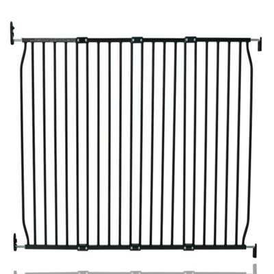 Safetots Eco Screw Fit Baby GateBlack130Cm140CmStair Gate For Toddler And BabyScrew Fit Safety Barrier from B&Q