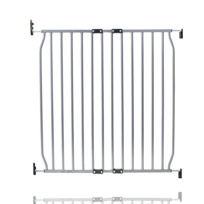 Safetots Eco Screw Fit Baby GateGrey80Cm90CmStair Gate For Toddler And BabyScrew Fit Safety Barrier from B&Q