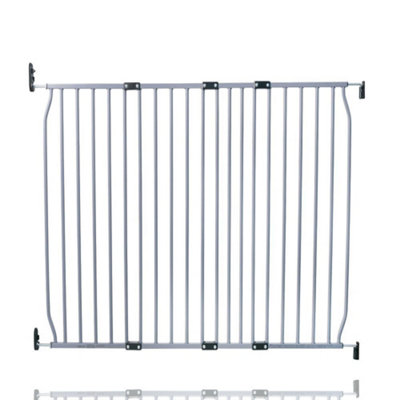 Safetots Eco Screw Fit Baby GateGrey120Cm130CmStair Gate For Toddler And BabyScrew Fit Safety Barrier from B&Q