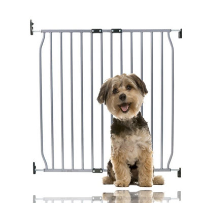 Bettacare Eco Screw Fit Pet GateGrey80Cm90CmScrew Fitted Dog GateSafety Gate For Puppy from B&Q