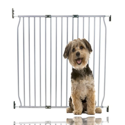 Bettacare Eco Screw Fit Pet GateGrey100Cm110CmScrew Fitted Dog GateSafety Gate For Puppy from B&Q