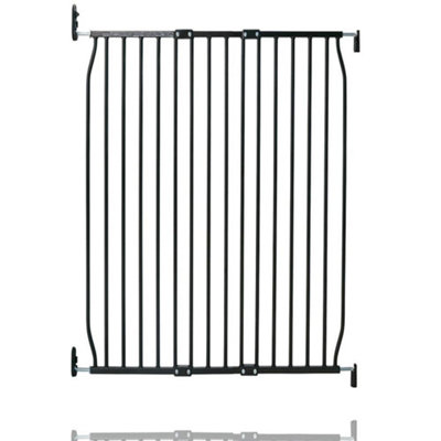 Safetots Black Extra Tall Eco Screw Fit Baby Gate, - 100Cm, Extra Tall Gate 100Cm In Height, Stair Gate For Baby 90Cm