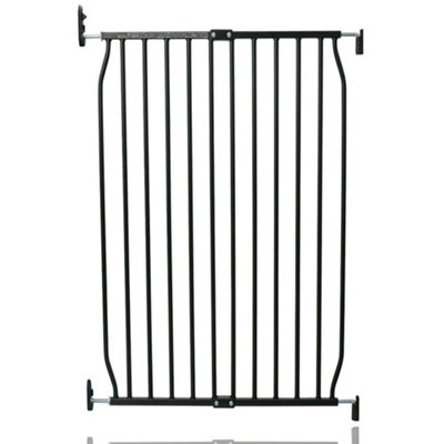 Bettacare Black Extra Tall Eco Screw Fit Pet Gate, - 80Cm, Extra Tall Gate 100Cm In Height, Screw Fitted Dog Gate 70Cm
