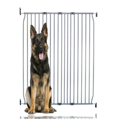 Bettacare Extra Tall Eco Screw Fit Pet GateGrey110Cm120CmExtra Tall Gate 100Cm In HeightScrew Fitted Dog Gate from B&Q