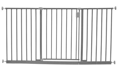 Safetots Extra Wide Hallway Gate140Cm146CmMatt Grey,pressure Fit Baby Gate For Hallways And Wide Spaces from B&Q