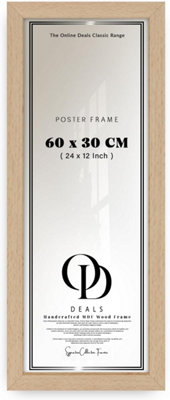 Od Deals Luxurious Pine 60X30Cm Panoramic Mdf Wood Frame Clear Perspex Panel For Wall Living Room from B&Q