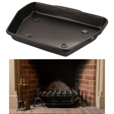 Almineez Traditional Ash Pan 28Cm Wide 11 Inch Ideal For Standard Sized 16 Inch Fire Grates Fire Pit Fireplace from B&Q