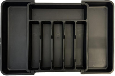 Almineez Expandable Cutlery Drawer Organiser Adjustable Utensil Tidy Storage