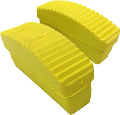 KetoPlastics Ladder Feet Step Ladder Feet Rubber Replacement Non-Slip For Aluminum Ladders 84mm X 22mm from B&Q