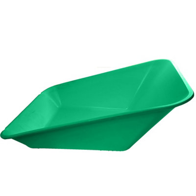 B&Q -  Replacement Wheelbarrow Body TrayUniversal Barrow Pan85LGreen