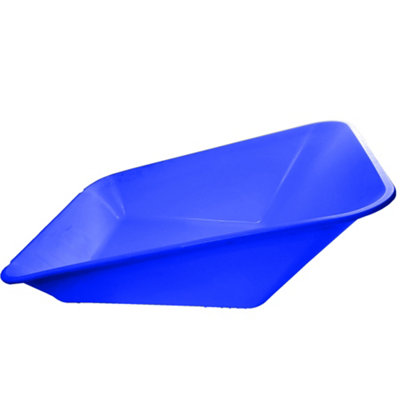 B&Q -  Replacement Wheelbarrow Body TrayUniversal Barrow Pan85LBlue