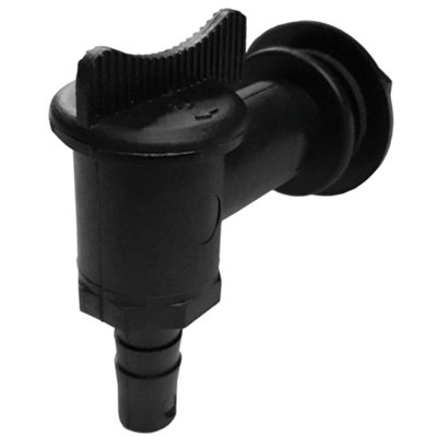 KetoPlastics Water Butt Tap Barrel Replacement Tap Plastic Connector Rain Water Collection Tank Waterbutt Tap from B&Q