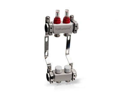 Fastwarm Port Underfloor Heating Manifold Size 2 B&Q