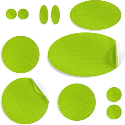 Azengear Repair Patches For JacketsTentShoeGearWaterproofSelf-AdhesiveTear-Cold-Heat-Resistant (11 PiecesGreen) from B&Q