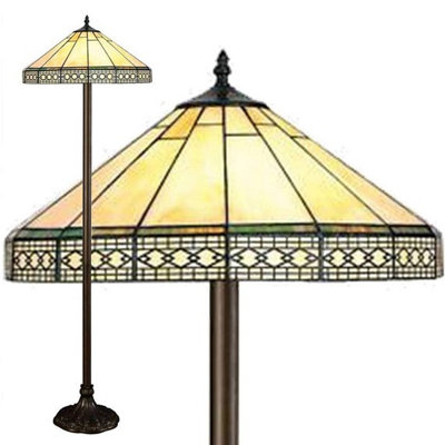 Belofay Stained Glass Handmade Mission Tiffany Floor Lamps For Living RoomBedroomAnd Lounge (16-Inches) from B&Q