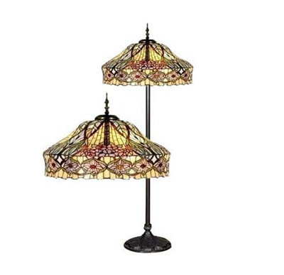 Belofay Stained Glass Handmade Secret Gardens Tiffany Floor Lamps For Living RoomBedroomAnd Lounge (16-Inches) from B&Q