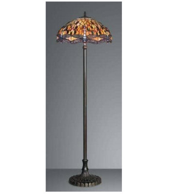 Belofay Stained Glass Handmade Dragonfly Tiffany Floor Lamps For Living RoomBedroomAnd Lounge (16-Inches) from B&Q