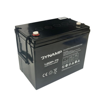 B&Q -  12Dp-75 12V 77Ah Deep Cycle Agm Battery