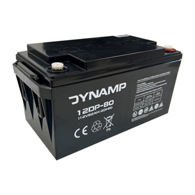 B&Q -  12Dp-80 12V 82Ah Deep Cycle Agm Battery