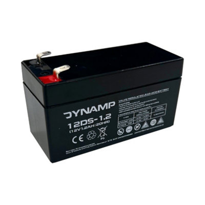 Dynamp 12Ds-1.2 12V 1.2Ah Vrla Agm Battery from B&Q