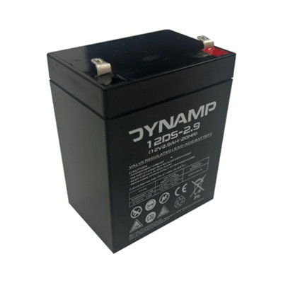Dynamp 12Ds-2.9 12V 2.9Ah Vrla Agm Battery from B&Q
