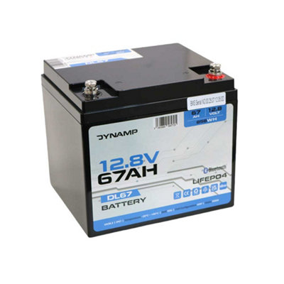 Dynamp Dl67 Lifepo4 67Ah 857W 12.8V Lithium Battery from B&Q