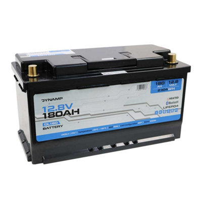 Dynamp Dl180 Lifepo4 180Ah 2304W 12.8V Lithium Battery from B&Q