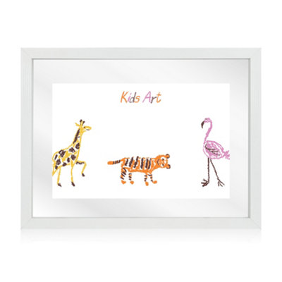 Innoteck Essentials Children Artwork Gallery Photo FrameWhite from B&Q