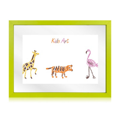 Innoteck Essentials Children Artwork Gallery Photo FrameGreen from B&Q