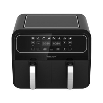 B&Q -  Kitchen Pro Dual Basket Air Fryer 8 Litre (4L X 4L) Dualzone Air Fryer
