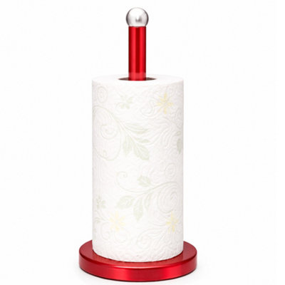 Innoteck Essentials Kitchen Paper Towel HolderRed. from B&Q